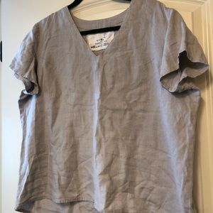 “Not Perfect Linen” top